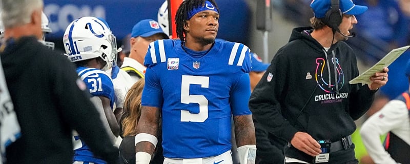 Anthony Richardson, Adonai Mitchell both inactives for Cardinals game