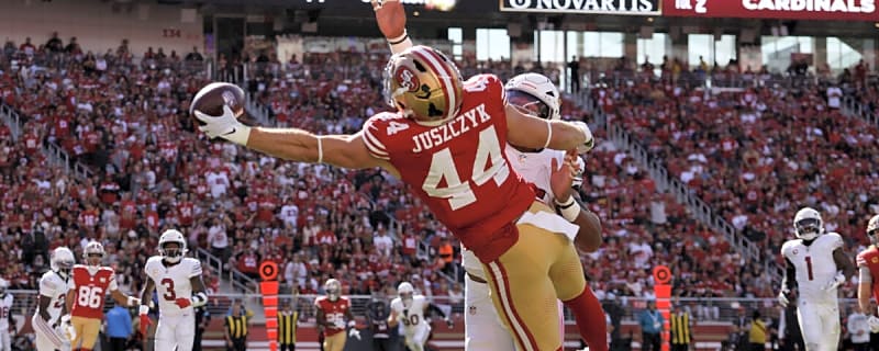 49ers’ Kyle Juszczyk blames ‘bad influences’ Travis Kelce, George Kittle for ‘beer chug’ fine