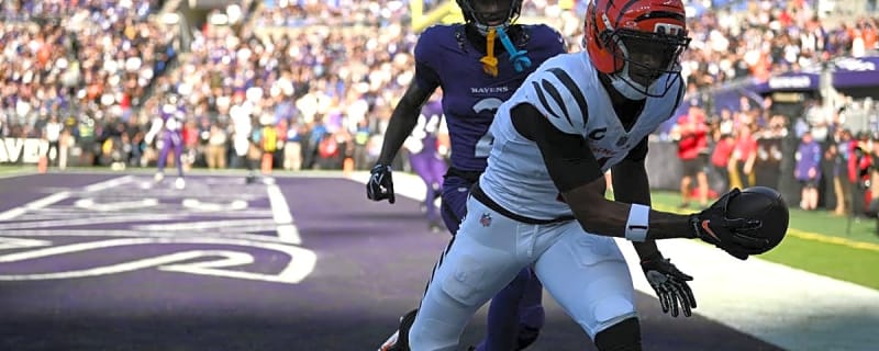 How Carnell Tate's 413 Yards on 51 Targets Compare With Ja'Marr Chase's 754 on the Same 51 Targets in His First Seven NFL Games
