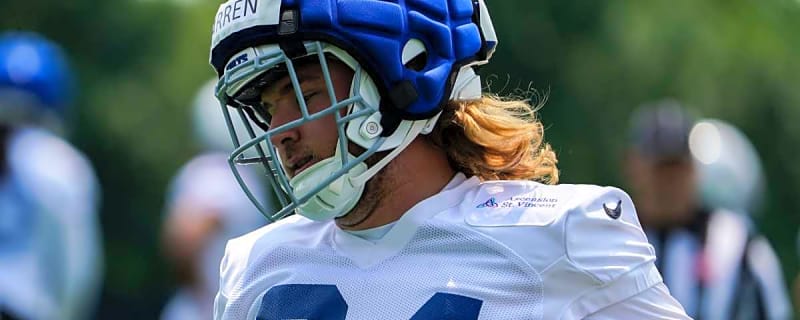Colts 2025 first round pick Tyler Warren getting left off an All-Rookie projection team ahead of the season feels disrespectful