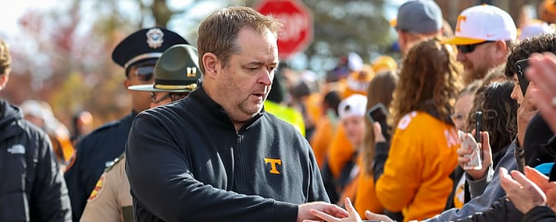 Tennessee Vols head coach Josh Heupel is working hard to get a key player to reverse his transfer decision