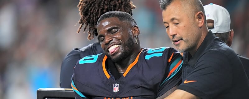 Terron Armstead shares that Tyreek Hill called and gave a unique explanation for why he was laughing after gruesome knee injury