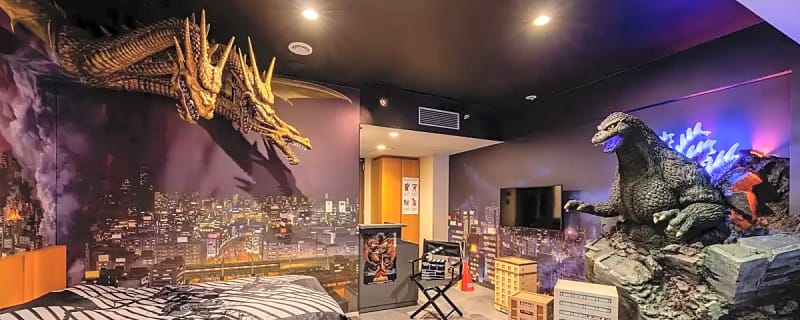 Japanese Hotel Opens Interactive Godzilla vs. King Ghidorah Room