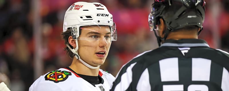 Blackhawks Coach Reacts to Connor Bedard&#39;s Unsportsmanlike Conduct Penalty vs. Kraken