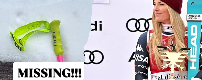 Lindsey Vonn Asks Internet for Help After "Special" Ski Pole Goes Missing