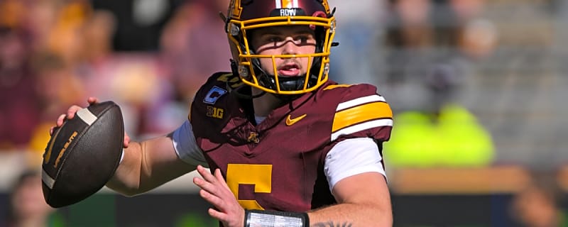 &#39;Big steps of a quarterback&#39;s development&#39; -- Vikings QB Max Brosmer&#39;s imprint on Golden Gophers football program continues to shine