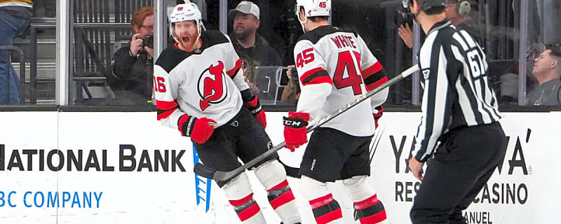 Bratt Lifts Devils to 2-1 Shootout Victory Over Golden Knights