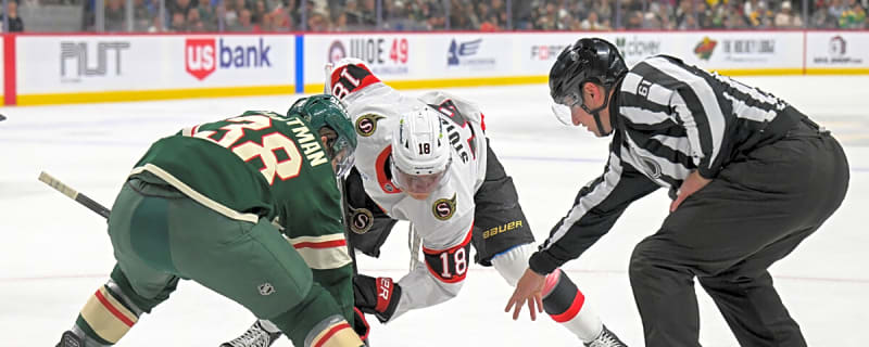 Late goal from Joel Eriksson Ek leads Wild over Senators