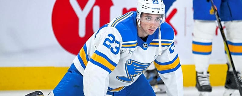 Logan Mailloux Has One Season to Prove His Future With Blues