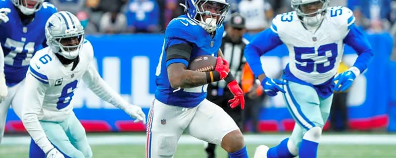 Tyrone Tracy accomplished a rare feat only a handful of Giants players have achieved in the Week 18 win over the Cowboys