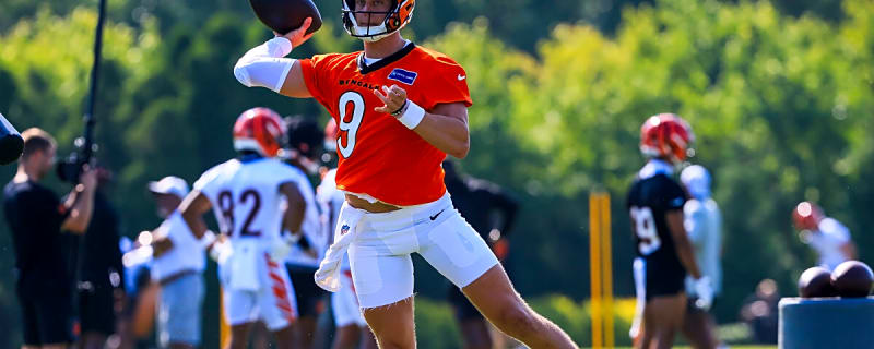 Joe Burrow follows up shaky first practice with beautiful throws on second day of Bengals training camp