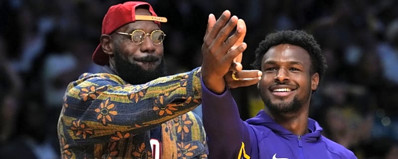 'Can’t Even Write That Script in Hollywood': LeBron James on Bronny Stepping Up Without Austin Reaves, Luka Doncic