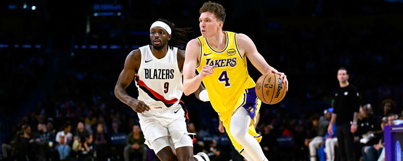 Lakers&#39; Dalton Knecht takes advantage of golden opportunity with LeBron James and Luka Doncic on the shelf