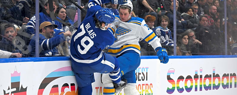 Maple Leafs Announce Troubling Sammy Blais Development After Blues Game