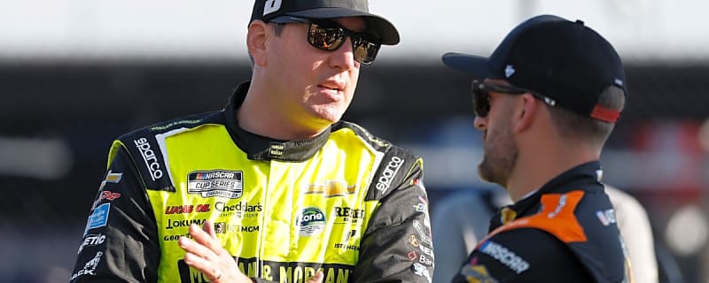 Kyle Busch Trades NASCAR Track for Baseball Stands With Son Brexton Busch