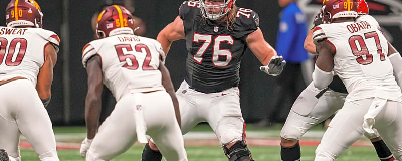 Falcons Jake Matthews Confident In Kaleb McGary And His &#39;Ogre Mentality&#39; To Protect Penix Jr.
