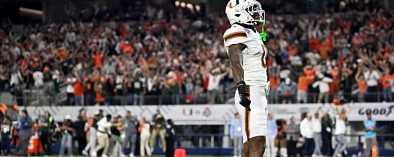 Keionte Scott sent two different messages during his game-changing pick six in Miami's win over Ohio State