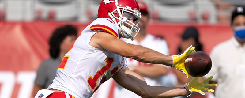 Retired Kansas City Chiefs receiver returns as a coaching intern for his second consecutive rookie minicamp