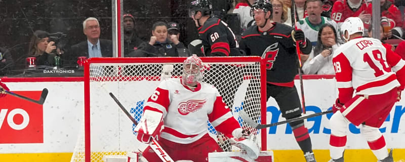 Hurricanes Sit Alone Atop of Eastern Conference with 5-2 Win Over Red Wings
