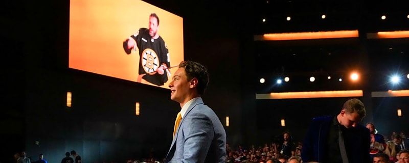 Adam Sandler&#39;s NHL Draft Cameo Leaves Bruins Pick Overjoyed