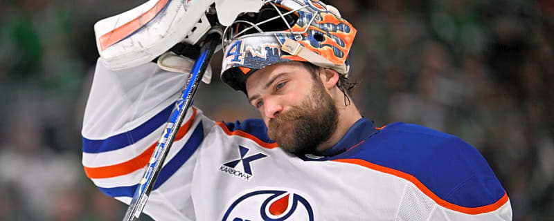 Stuart Skinner Reacts to Making Penguins Debut Against Oilers After Trade