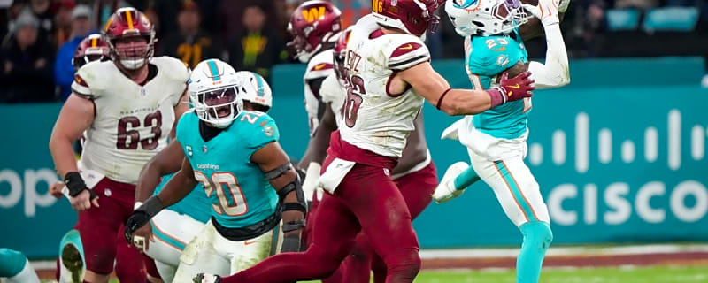 The Dolphins’ Jack Jones had a message for one of his former teams after his overtime interception to lift Miami to a win — and he didn’t hold back