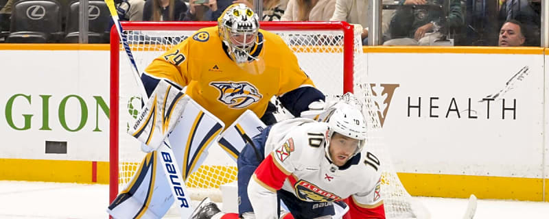 Panthers Improve in Playoff Race, Defeat Predators 8-3