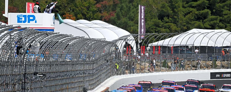 NASCAR Truck Star Gio Ruggiero Avoids Going Bald With Dramatic Talladega Win