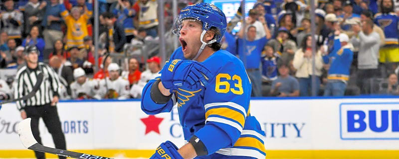 Blues activate Jake Neighbours from injured reserve, will return vs. Flyers