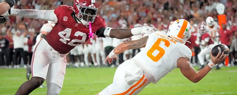 Alabama&#39;s X-factor on defense may have come as a blessing in disguise after his breakout game against Tennessee
