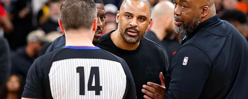 Ime Udoka Held Back After Ejection as Rockets HC Faces Possible NBA Punishment Over Postgame Comments