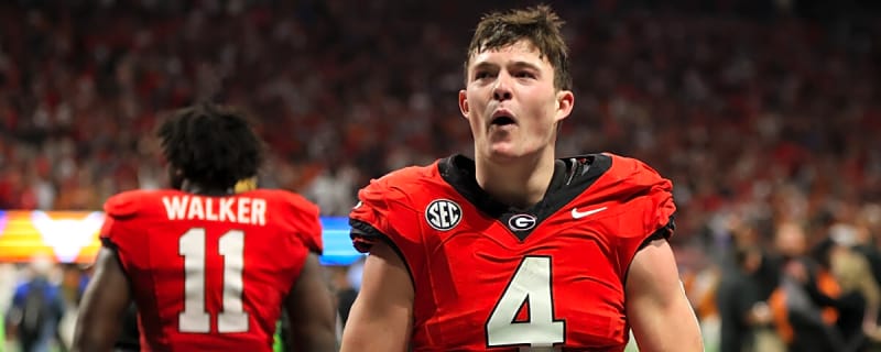 Kirby Smart reacts to Oscar Delp&#39;s much-needed final ride with Georgia football in 2025
