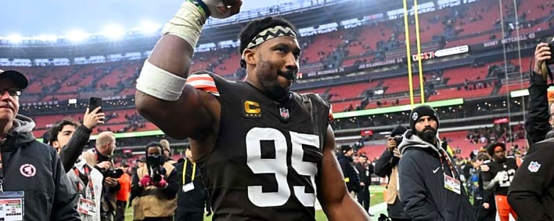 Myles Garrett drops loud statement on conversation around the Browns picking up win No. 4 against the Steelers in Week 17