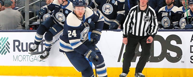 Blue Jackets’ Mathieu Olivier ejected from game against Canucks