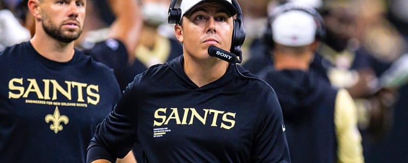 Saints HC Kellen Moore says exactly what he probably shouldn&#39;t about his questionable challenge on non-fumble vs. Rams