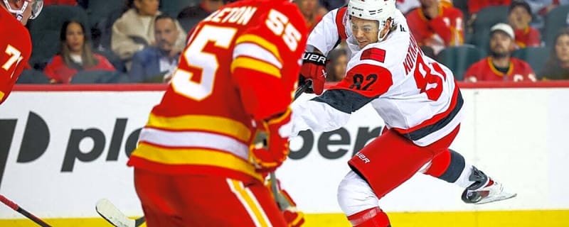 Hurricanes’ 7-Game Winning Streak Snapped in 3-2 Loss to Flames