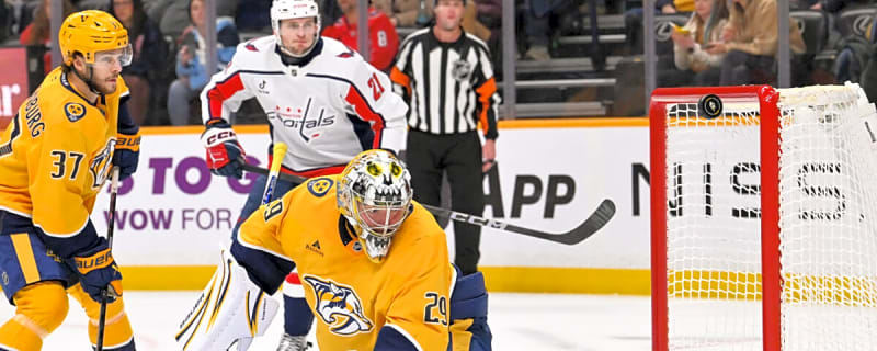Annunen Leads Predators to 3-2 Victory Over Capitals