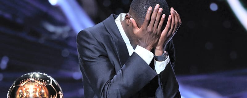 Ousmane Dembele Breaks Down, Mother Consoles Son After Ballon d'Or Win