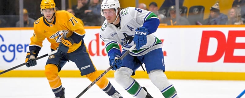 Canucks Score Buzzer Beating Goal to Defeat the Predators in Overtime 5-4