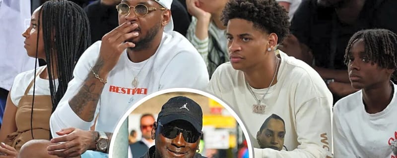 Carmelo Anthony’s Son Kiyan Brings Christmas Joy With Michael Jordan Brand in NYC