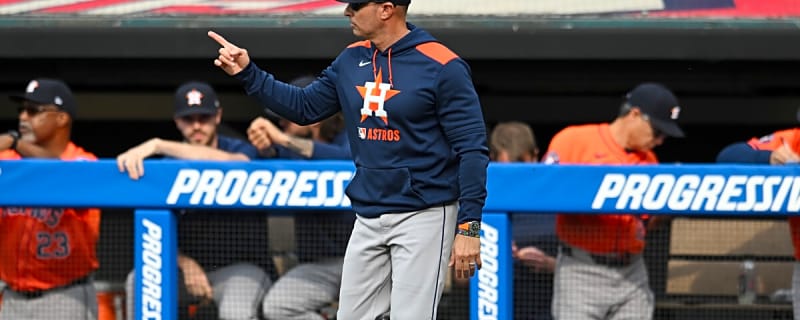 Houston Astros Make Pair of Roster Moves on Sunday