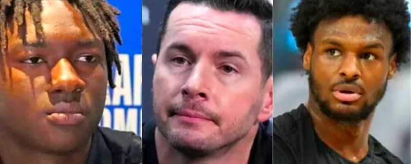 JJ Redick Keeps Close Tabs on Bronny James & Adou Thiero as Lakers Make Roster Move