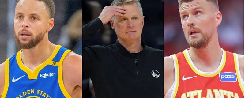 Helpless Steve Kerr Makes Stephen Curry, Kristaps Porzingis Admission After Lakers Loss