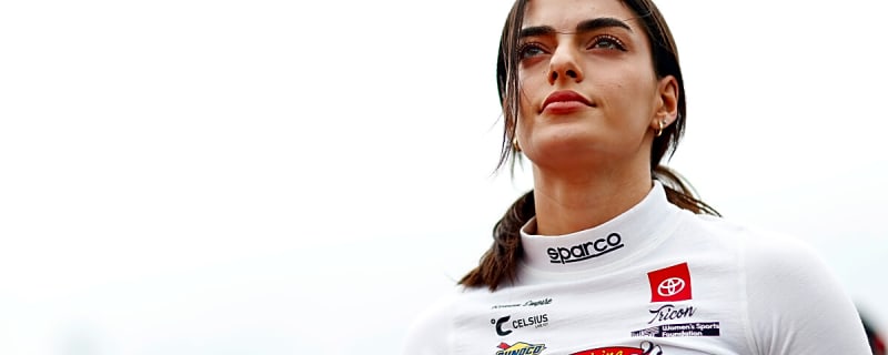 NASCAR Driver Toni Breidinger Steals Spotlight At F1 Race In 'Perfect' Dress