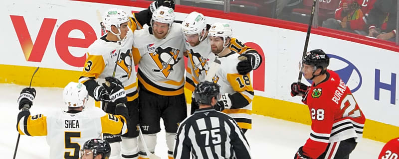 Penguins Season-High 7 Goals Sinks Blackhawks in 7-3 Win