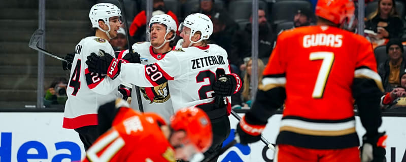 Senators Take a 3-2 Road Win Over the Ducks