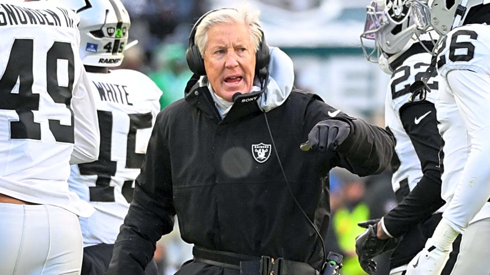 Pete Carroll defends Raiders after being shutout by Eagles