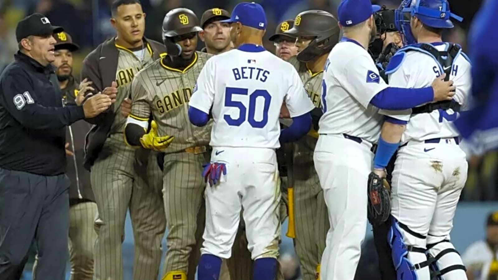 Will Smith & Mookie Betts Have Modest View Of Dodgers-Padres Rivalry