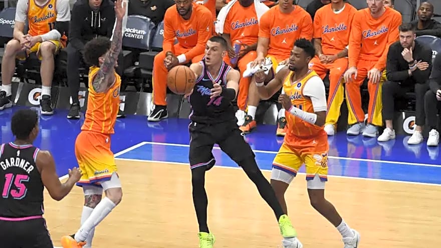 Miami Heat Coach is Surprised Tyler Herro Didn’t Get His Triple-Double in Road Victory vs. Charlotte Hornets