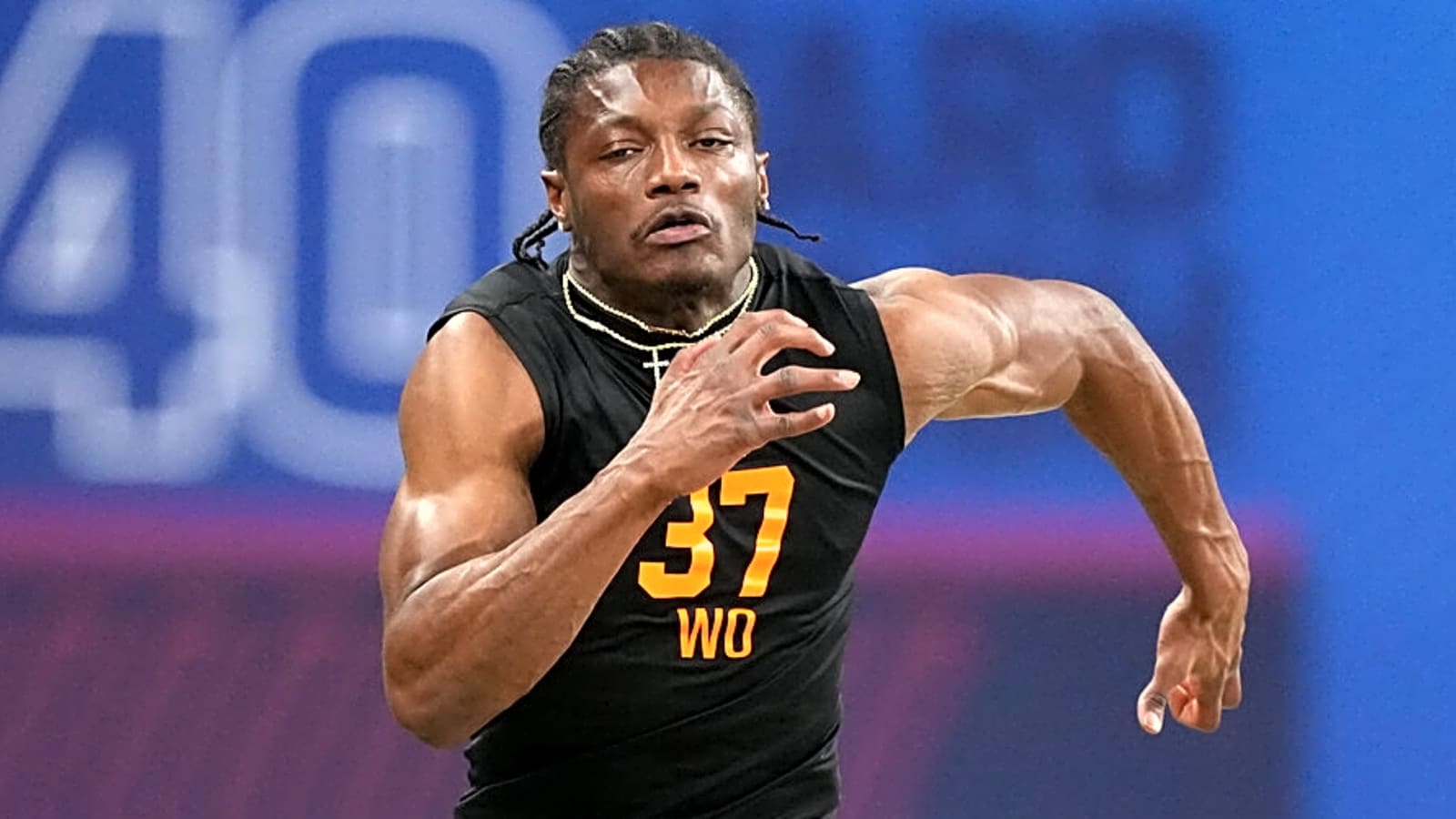 Ohio State's Carnell Tate says the 40-yard dash is 'overvalued'